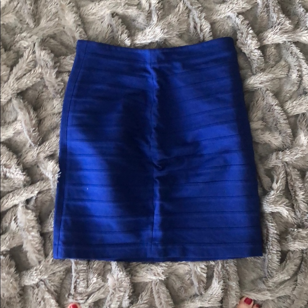 Mini pencil skirt - rayon nylon spandex blend